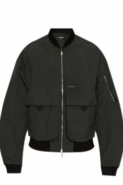 Dsquared2 BLACK Jacket with logo