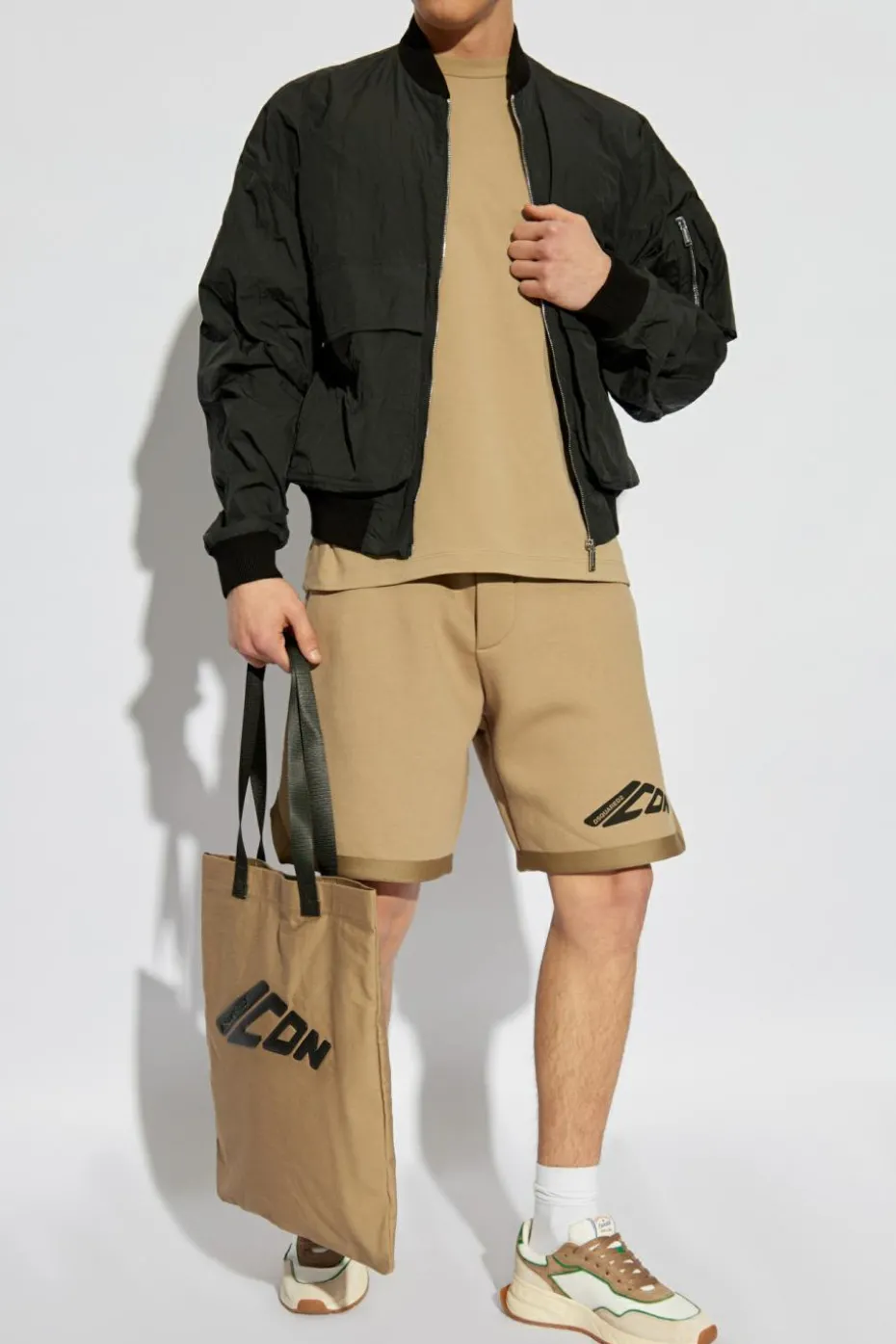 Dsquared2 BLACK Jacket with logo