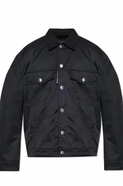 Dsquared2 BLACK Jacket with logo