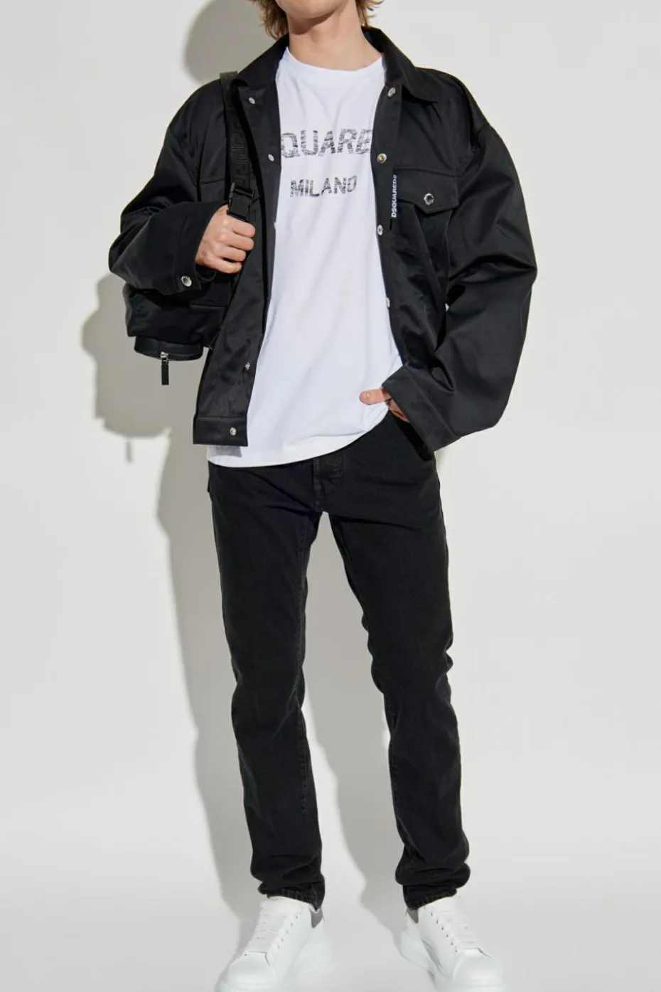 Dsquared2 BLACK Jacket with logo