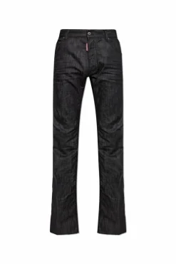 Dsquared2 BLACK Jeans with zippers