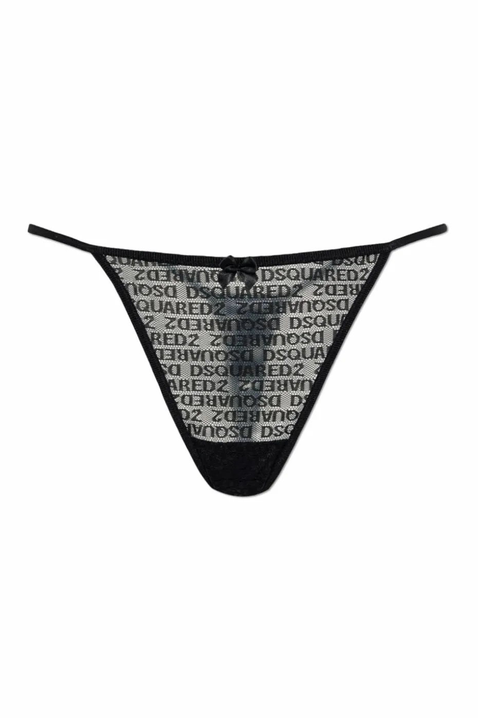 Dsquared2 BLACK Lace thongs