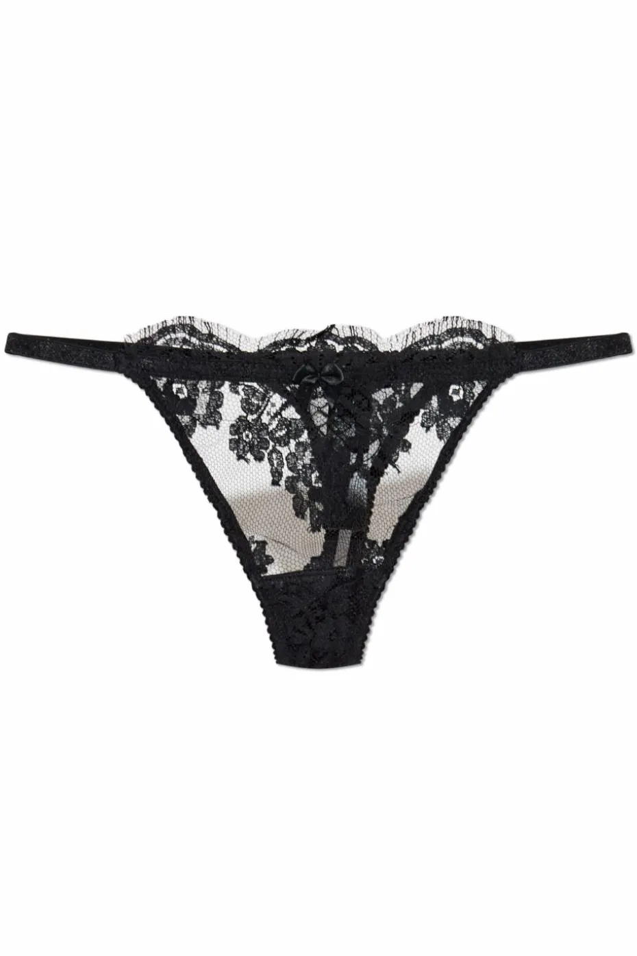 Dsquared2 BLACK Lace thongs