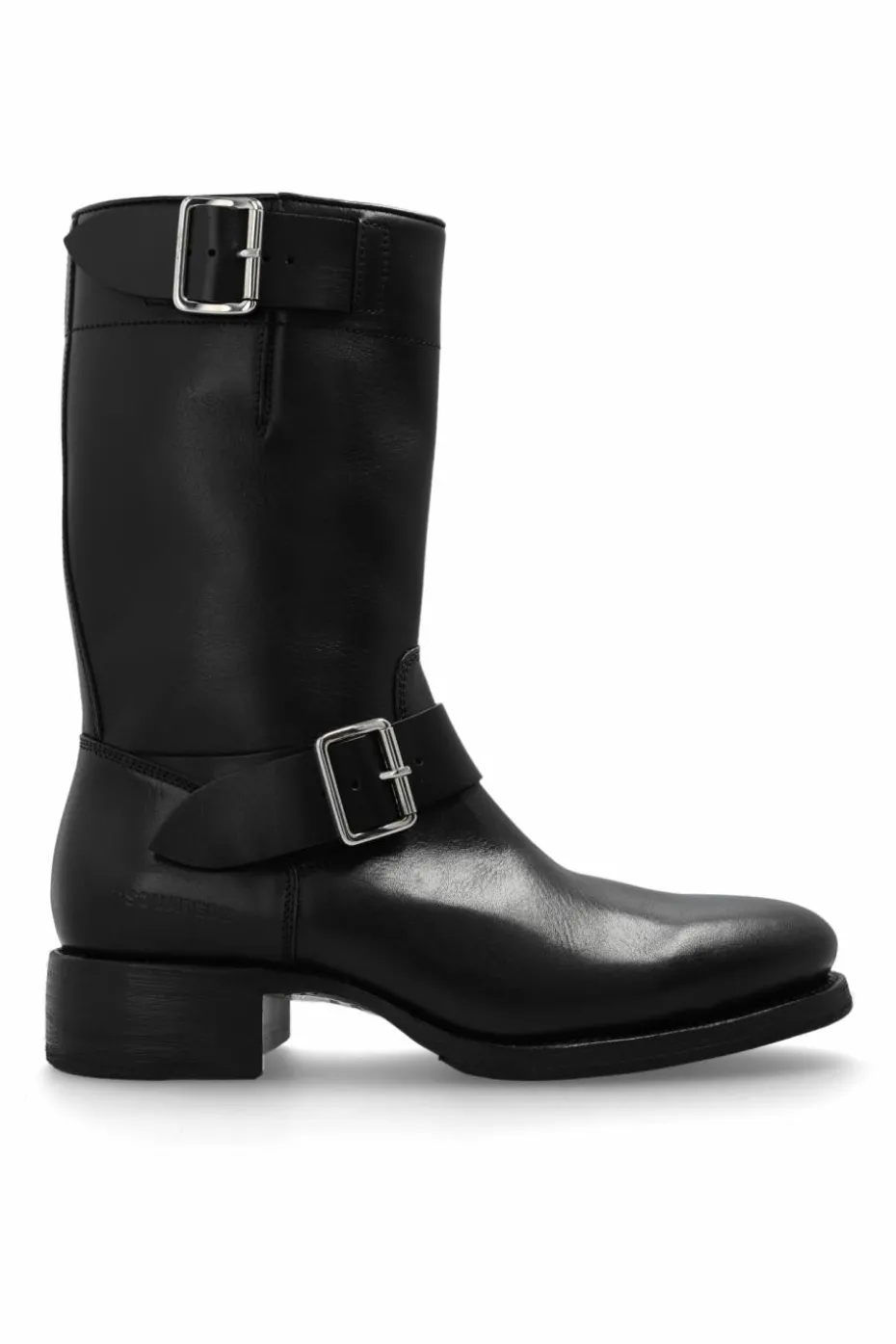 Dsquared2 BLACK Leather ankle boots