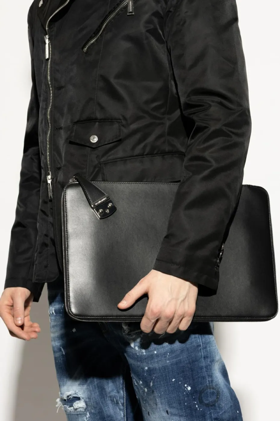 Dsquared2 BLACK Leather bag