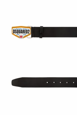 Dsquared2 BLACK Leather belt