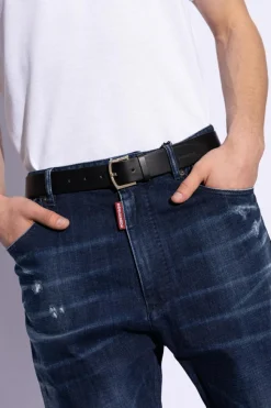 Dsquared2 BLACK Leather belt