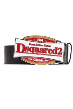 Dsquared2 BLACK Leather belt