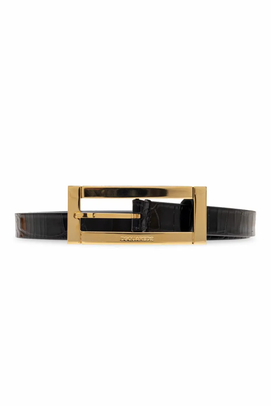 Dsquared2 BLACK Leather belt
