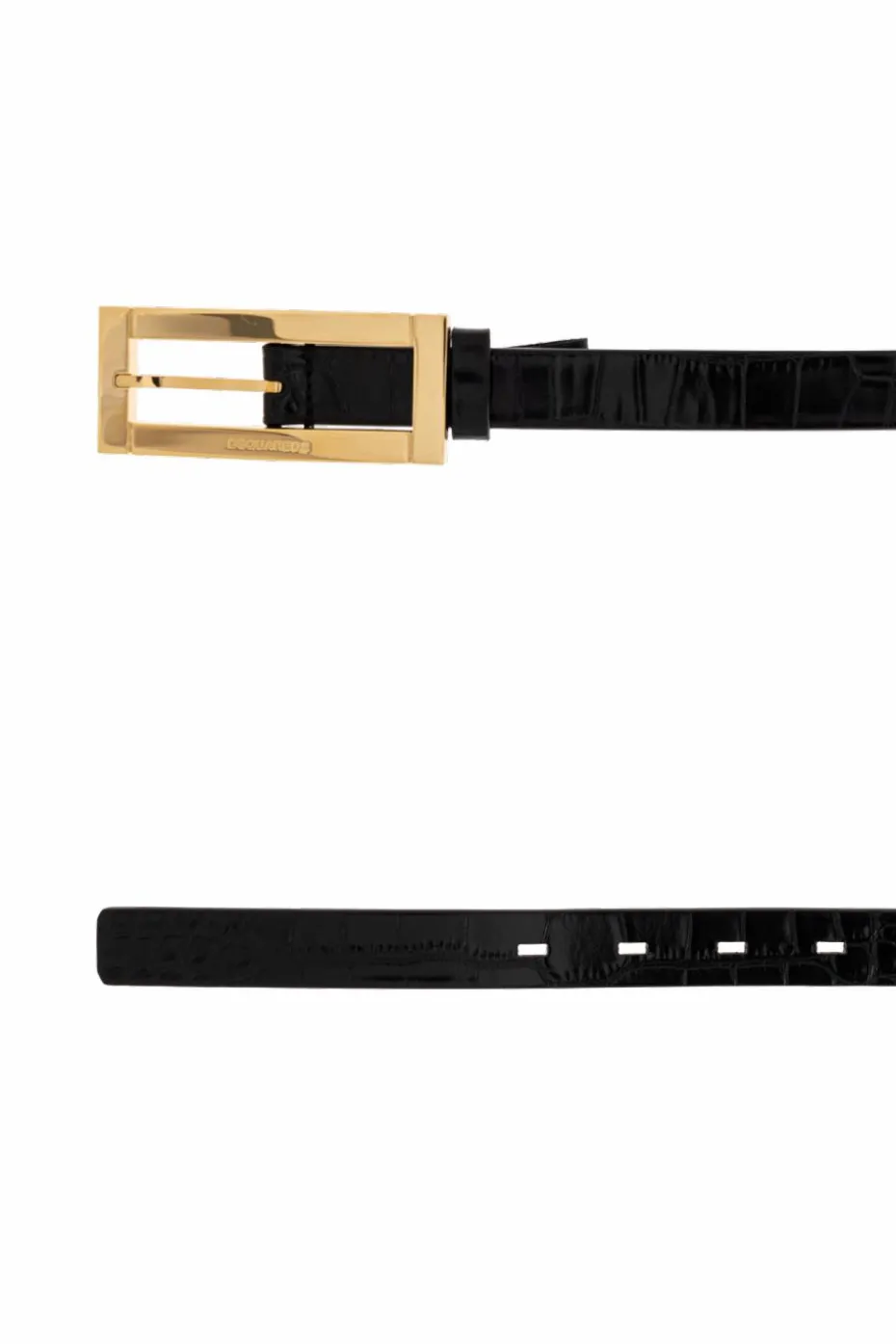 Dsquared2 BLACK Leather belt