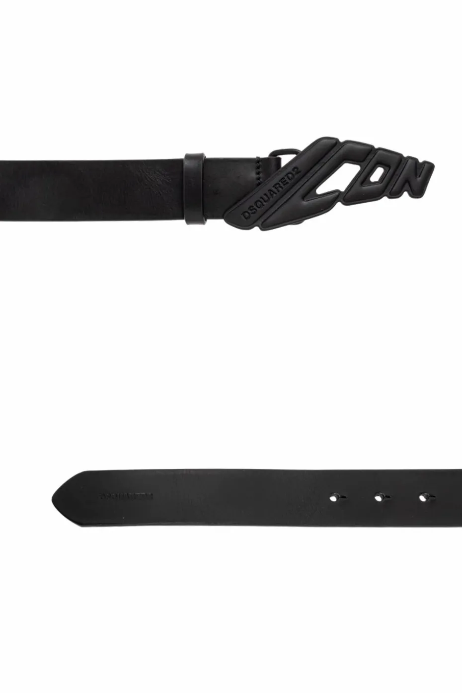 Dsquared2 BLACK Leather belt