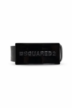 Dsquared2 BLACK Leather belt