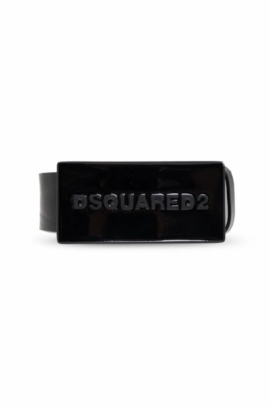 Dsquared2 BLACK Leather belt