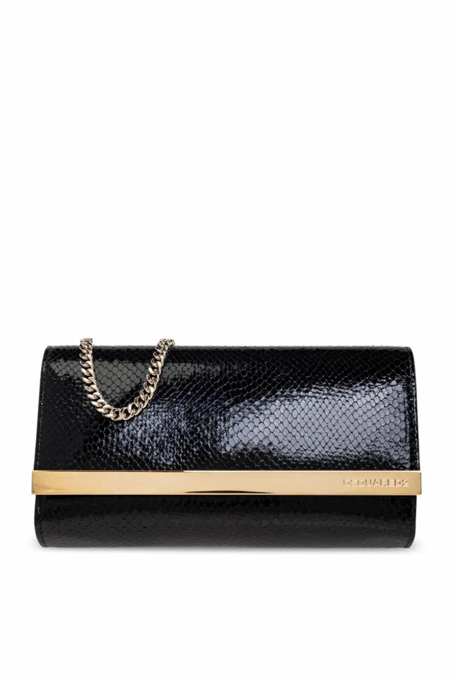 Dsquared2 BLACK Leather clutch