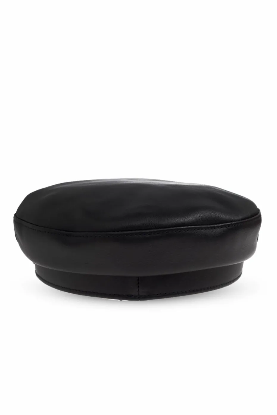 Dsquared2 BLACK Leather flat cap