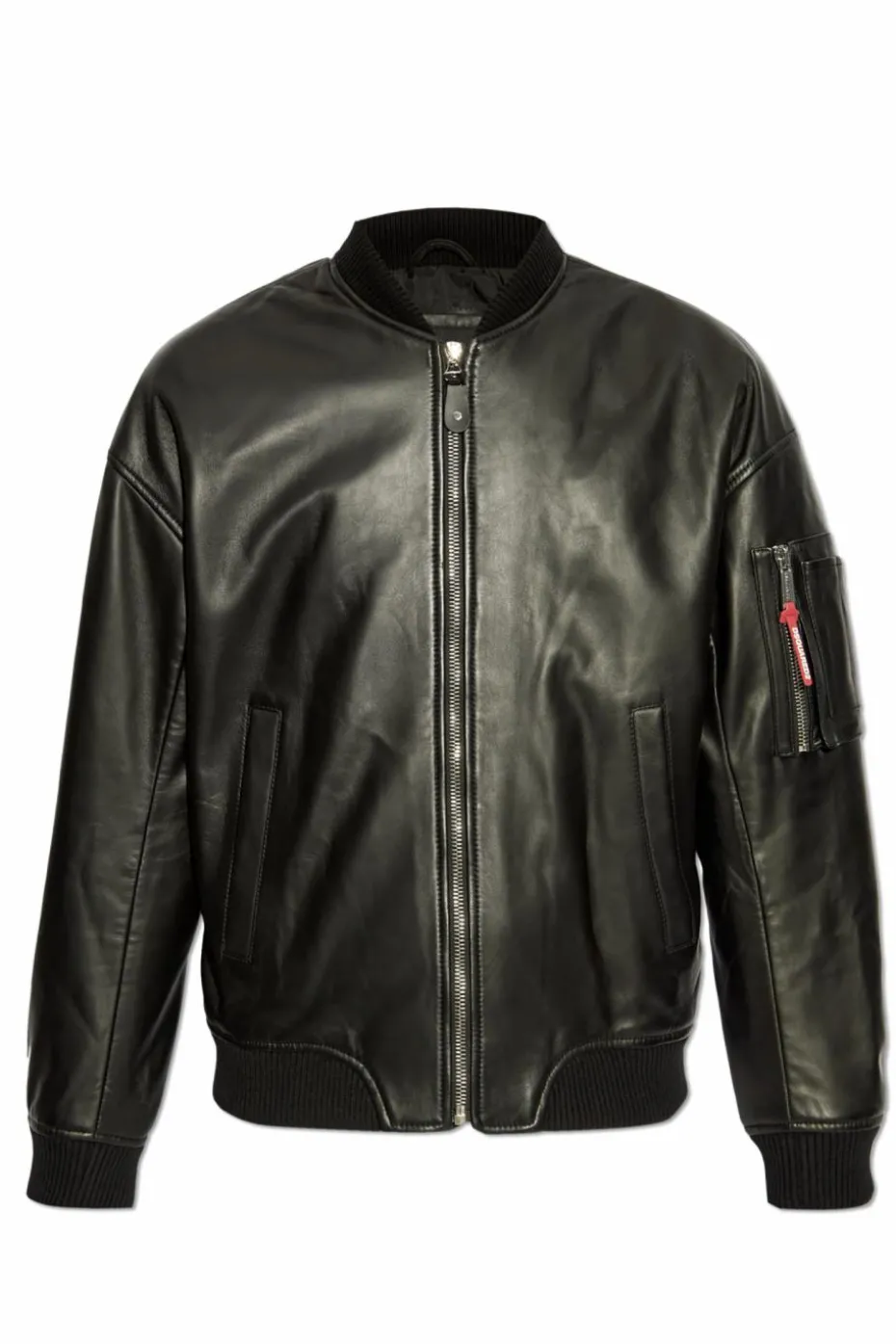 Dsquared2 BLACK Leather jacket