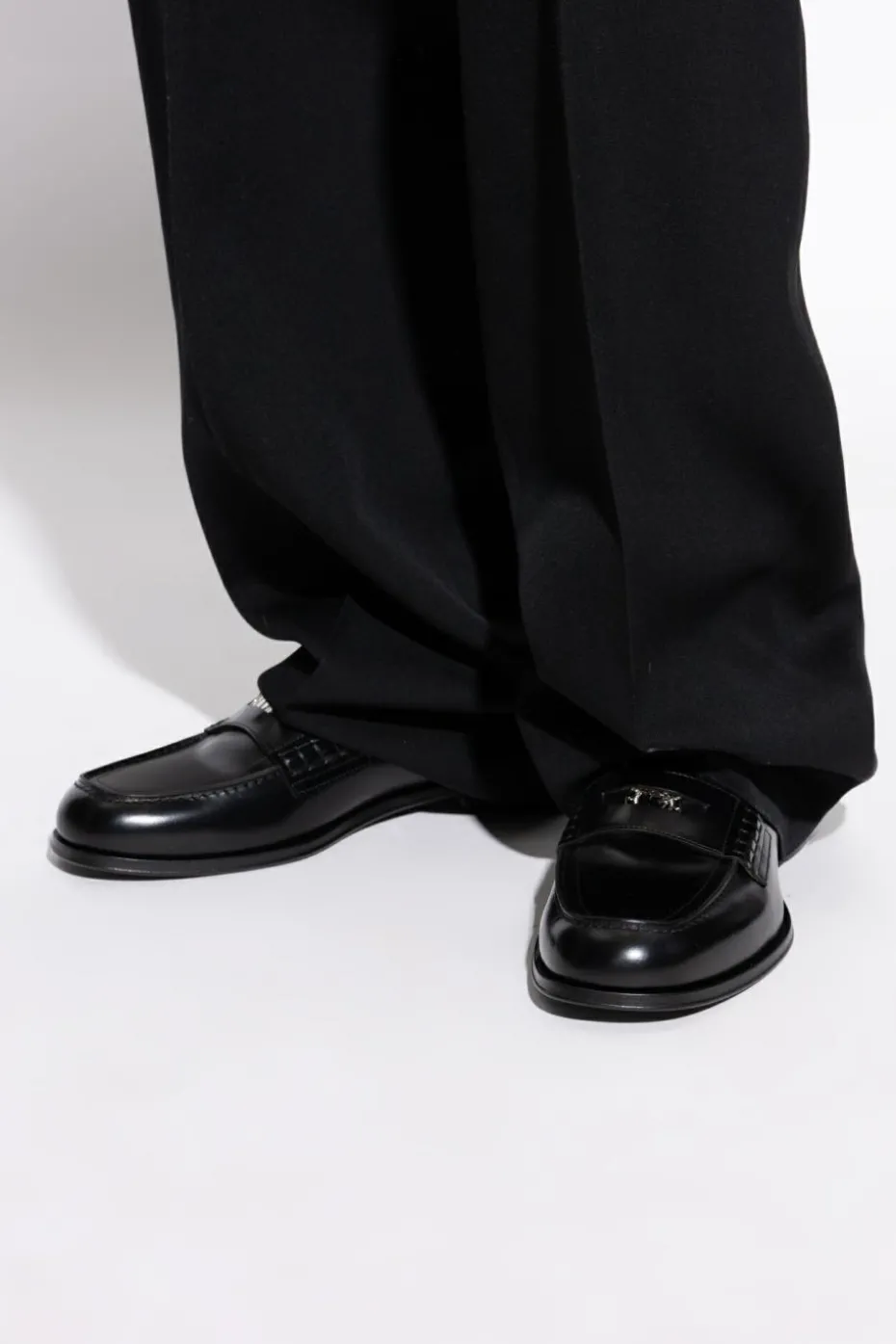 Dsquared2 BLACK Leather loafers