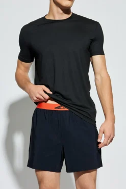 Dsquared2 BLACK Lingerie-style T-shirt with a crew neckline