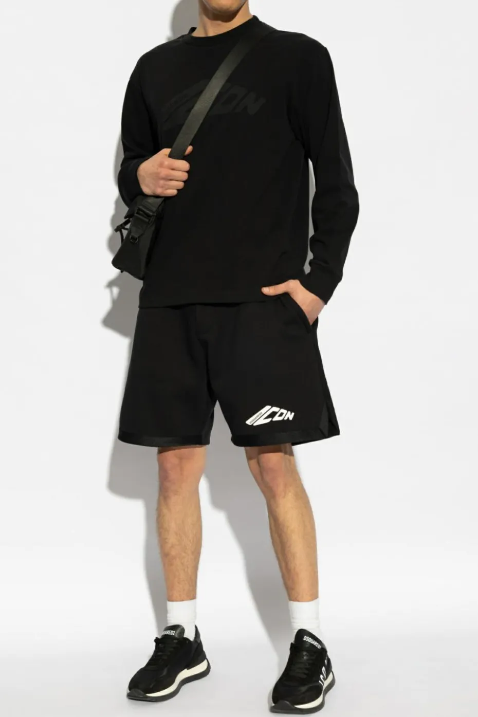 Dsquared2 BLACK Logo shorts
