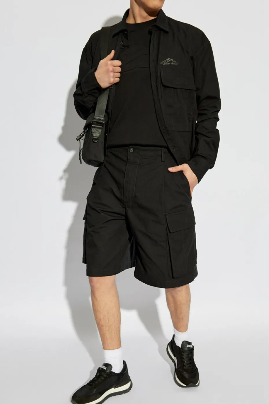 Dsquared2 BLACK Logo shorts