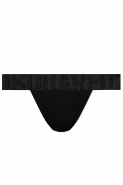 Dsquared2 BLACK Logo thongs