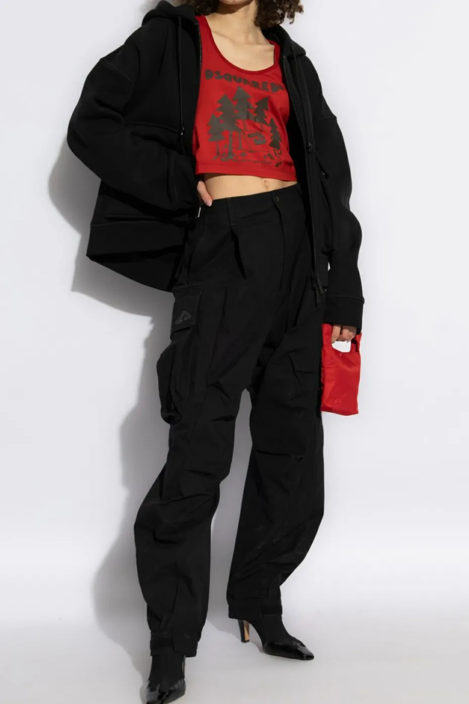 Dsquared2 BLACK Pants with logo