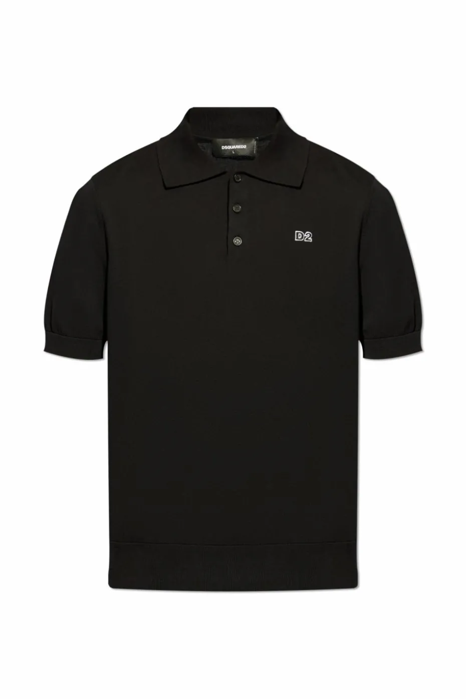Dsquared2 BLACK Polo with logo