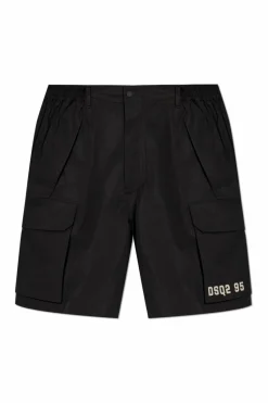 Dsquared2 BLACK Printed shorts
