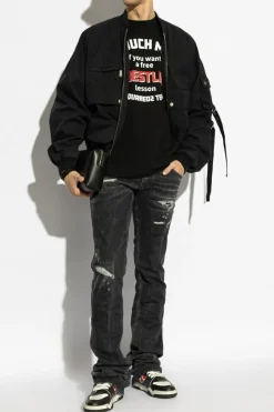 Dsquared2 BLACK Printed T-shirt