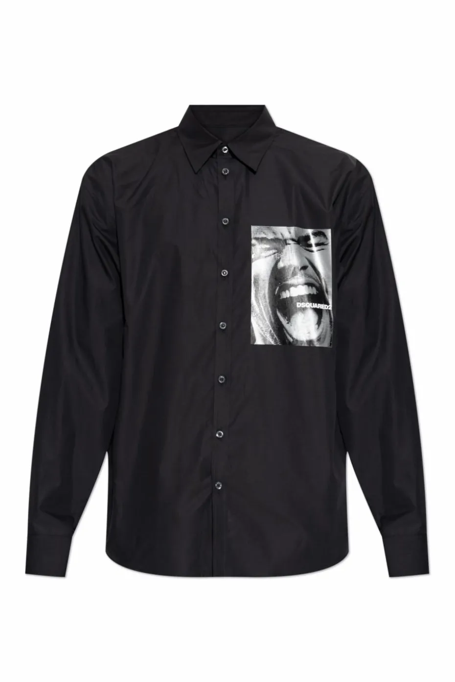 Dsquared2 BLACK Shirt with print