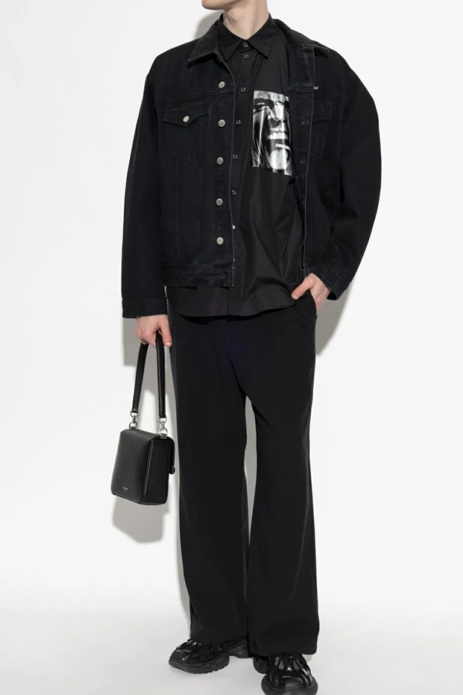 Dsquared2 BLACK Shirt with print