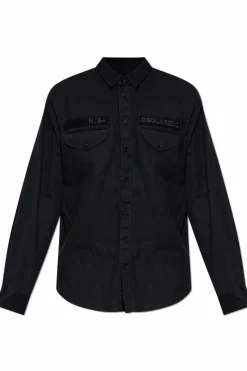 Dsquared2 BLACK Shirt with logo