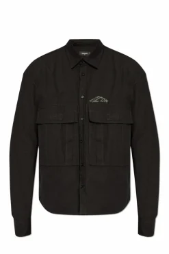 Dsquared2 BLACK Shirt with logo