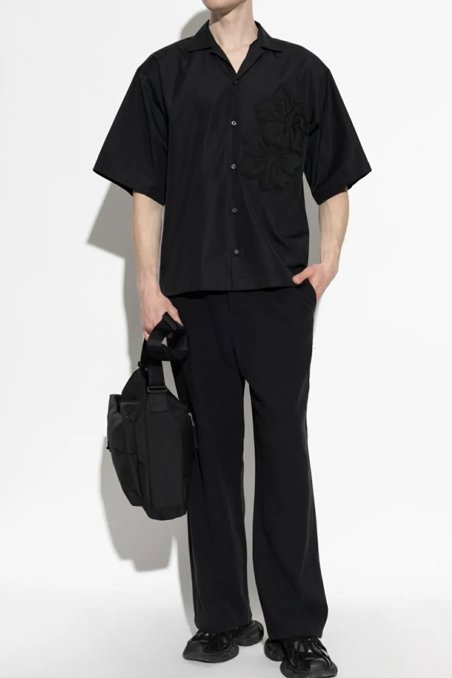 Dsquared2 BLACK Shirt with appliqué