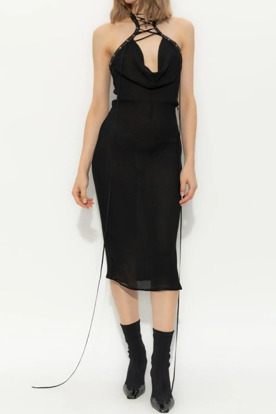 Dsquared2 BLACK Silk dress
