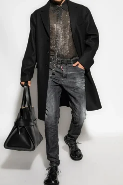 Dsquared2 BLACK Silk dress