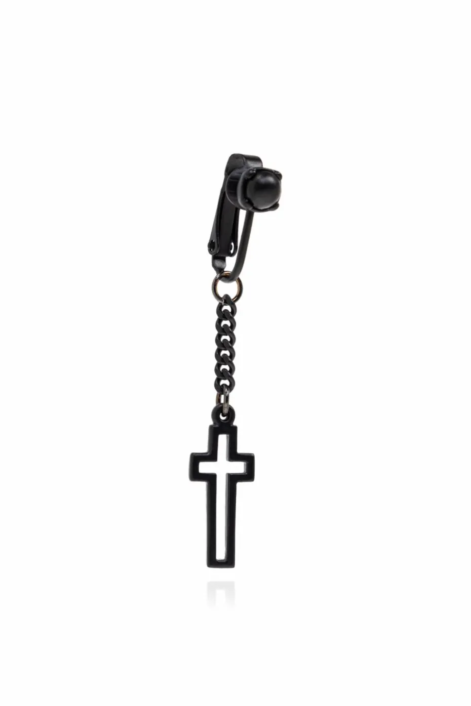Dsquared2 BLACK Single clip with pendant