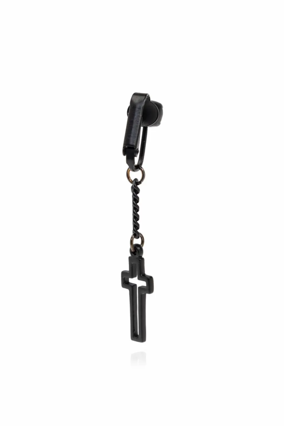 Dsquared2 BLACK Single clip with pendant