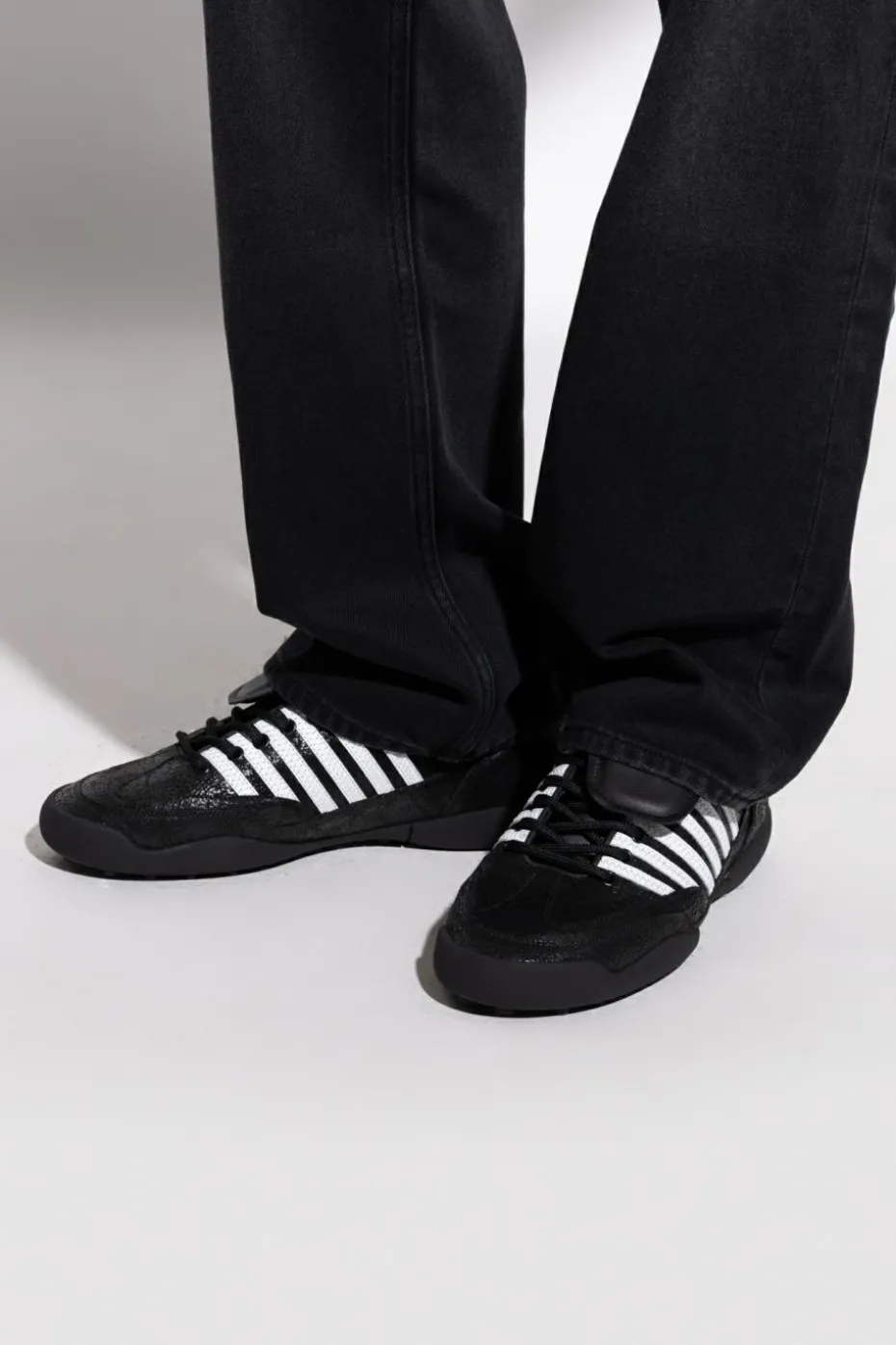 Dsquared2 BLACK Sports shoes `Soccer`
