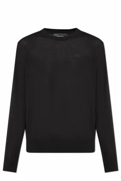 Dsquared2 BLACK Sweater with logo