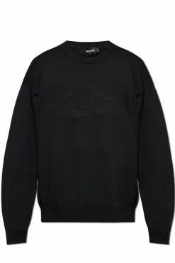 Dsquared2 BLACK Sweater with logo
