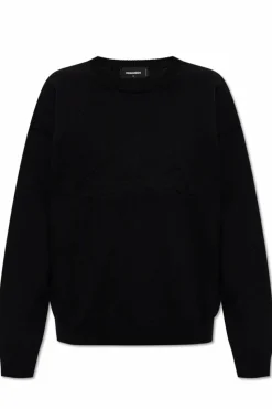 Dsquared2 BLACK Sweater with Logo
