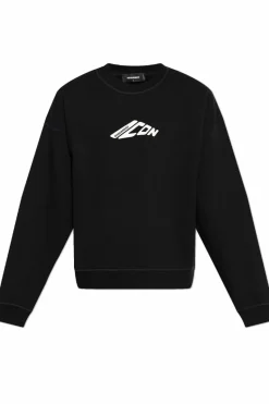 Dsquared2 BLACK Sweatshirt with logo