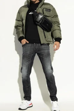Dsquared2 BLACK Sweatshirt with logo
