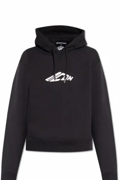Dsquared2 BLACK Sweatshirt with print