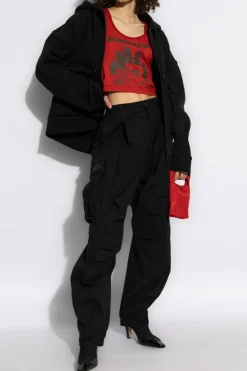 Dsquared2 BLACK Sweatshirt with logo