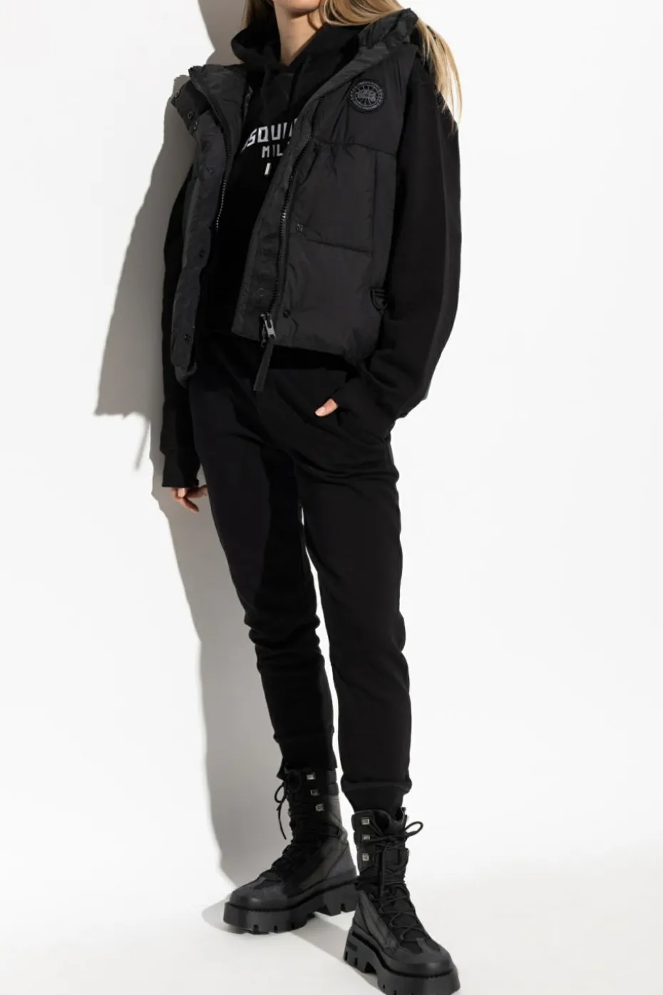 Dsquared2 BLACK Sweatshirt with logo