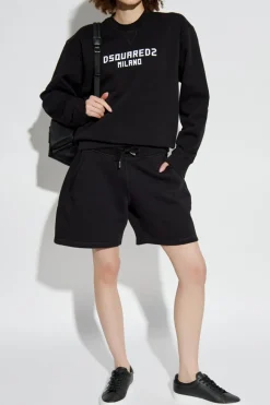 Dsquared2 BLACK Sweatshirt with print