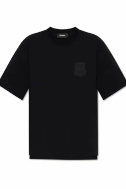 Dsquared2 BLACK Sweatshirt with patch