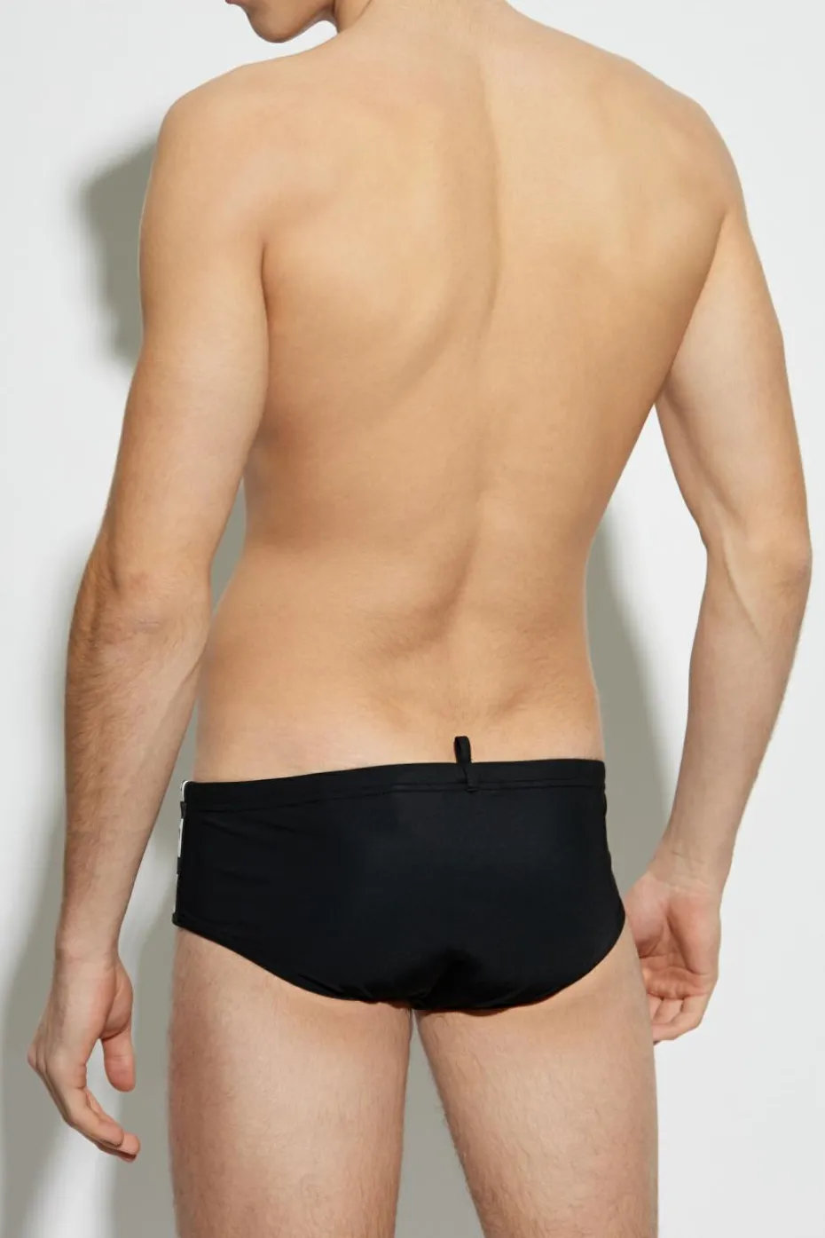 Dsquared2 BLACK Swim briefs with logo